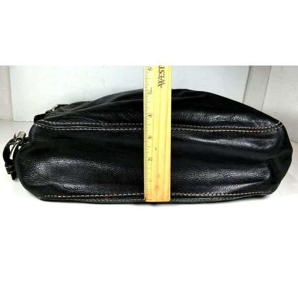 Michael Michael Kors Large Black Leather Shoulder Bag - Picture 8 of 12